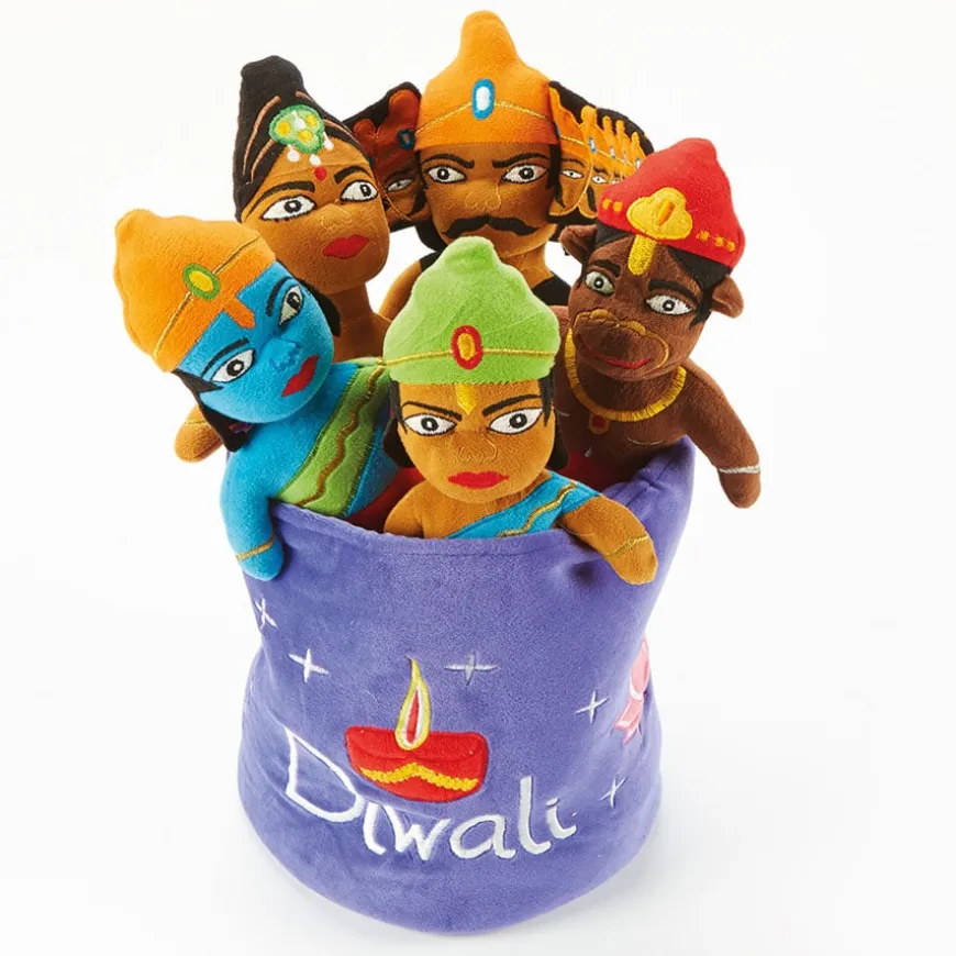 Washable Diwali Festival Story Basket 8pcs