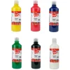Washable Ready Mixed Paint Assorted 600ml 6pk