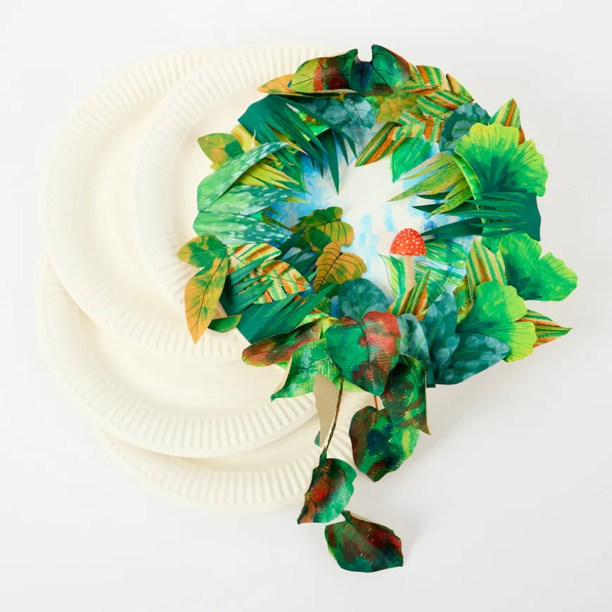 White Paper Plates Bulk Pack