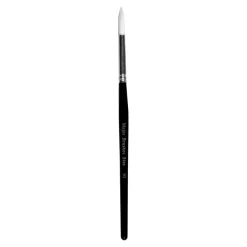 White Sable Substitute Paint Brushes 10pk