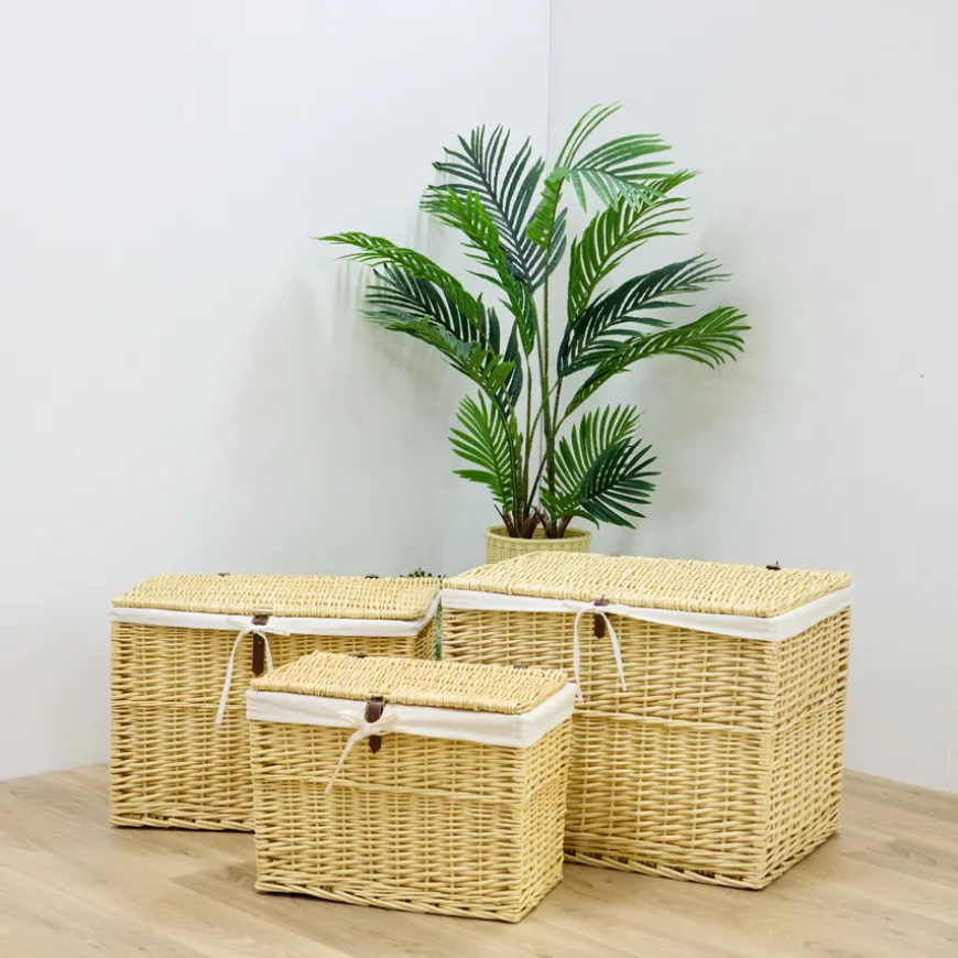 Wicker Storage Hamper Baskets