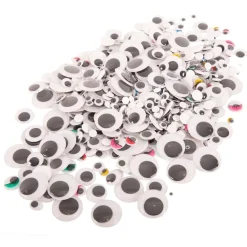 Wiggly Eyes Bumper Pack Assorted 1000pk