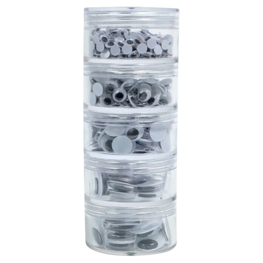 Wiggly Eyes Stack Pack 560pk