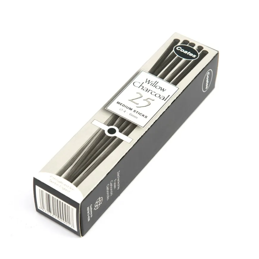 Willow Charcoal Sticks 25pk Medium