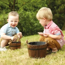 Wooden Buckets 2pk