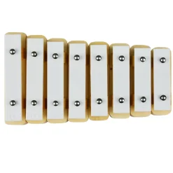 Wooden Chime Bars Set & 8 Beaters