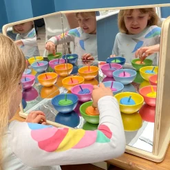 Wooden Exploratory Mirror