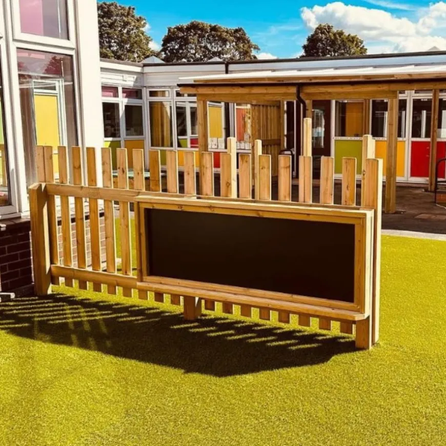 Wooden Framed Outdoor Chalkboard