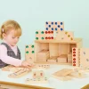 Wooden Jewel Domino Set 28pk