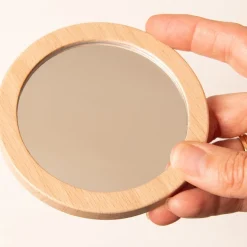 Wooden Little Looking Mirrors 6pk