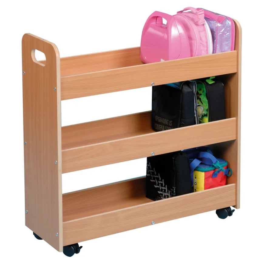 Wooden Lunchbox Trolleys