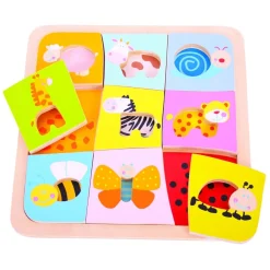 Wooden Manipulative Nursery Toys Bundle