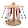 Wooden Mirror Chime about Carousel