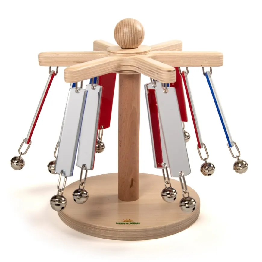 Wooden Mirror Chime about Carousel