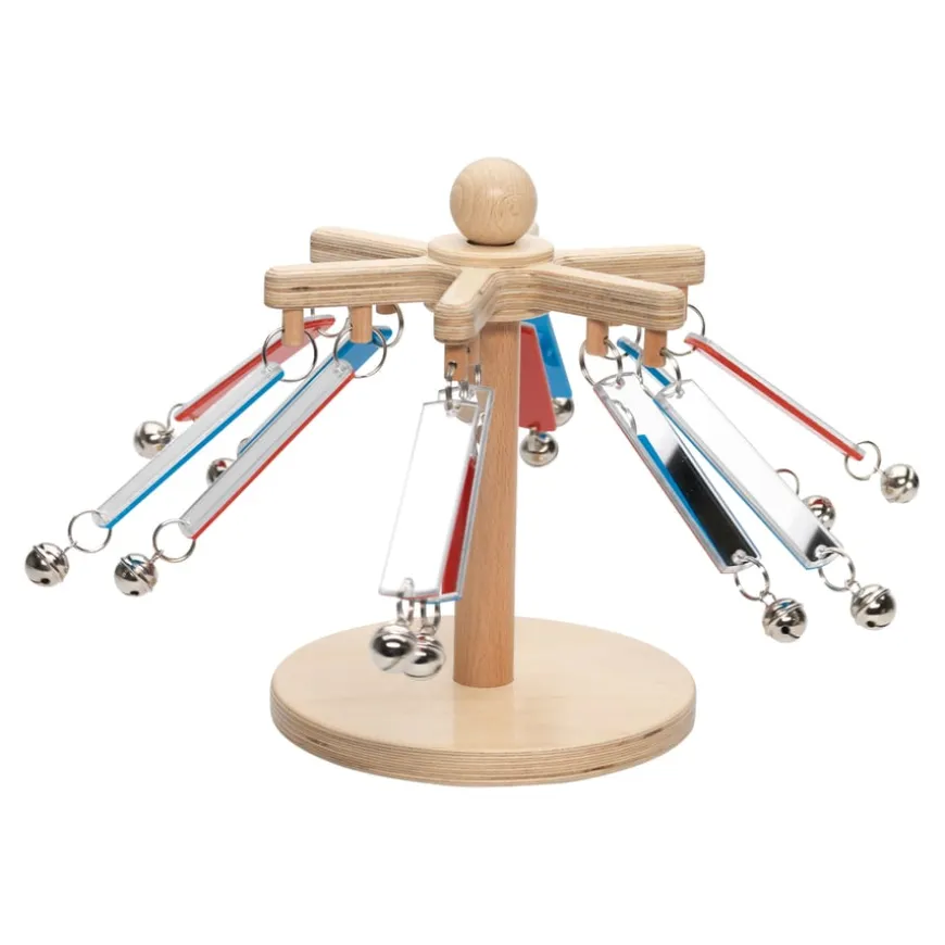 Wooden Mirror Chime about Carousel
