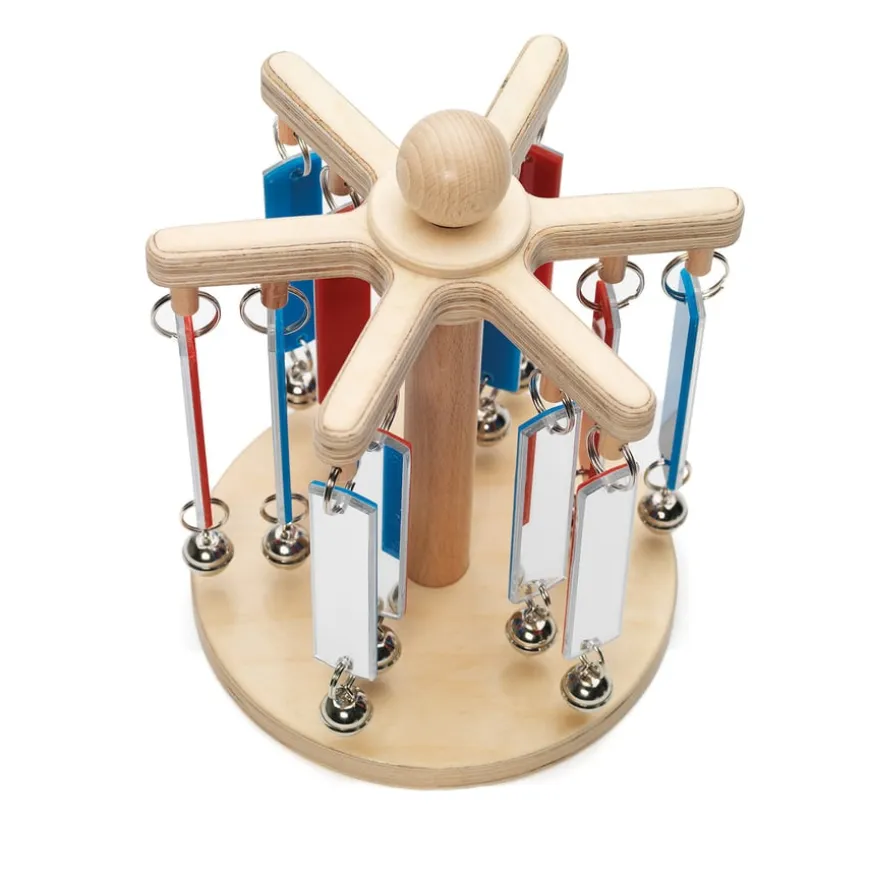 Wooden Mirror Chime about Carousel