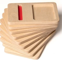 Wooden Number Trays 9pk