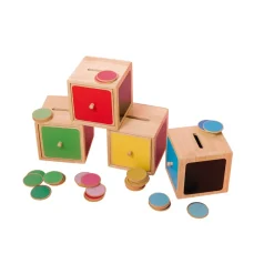 Wooden Post Sort 'n' Play Cubes