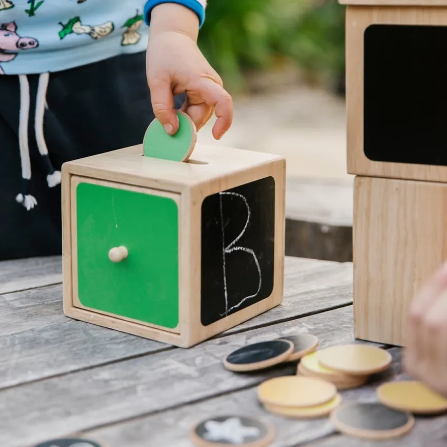 Wooden Post Sort 'n' Play Cubes
