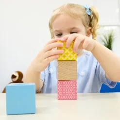 Wooden Sensory Blocks 8pk