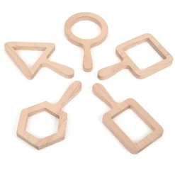 Wooden Shape Viewers 5pk