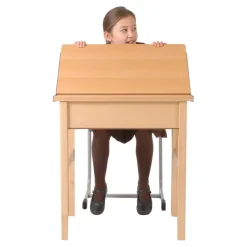 Wooden Single Locker Desks H760mm