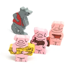Wooden Small World Fairy Tale Characters 29pk