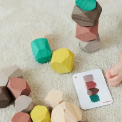 Wooden Stacking Building Boulders 18pk