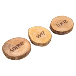Wooden Tricky Word Pieces - All Phonic Phases