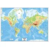 World Map Reversible Political and Physical A0