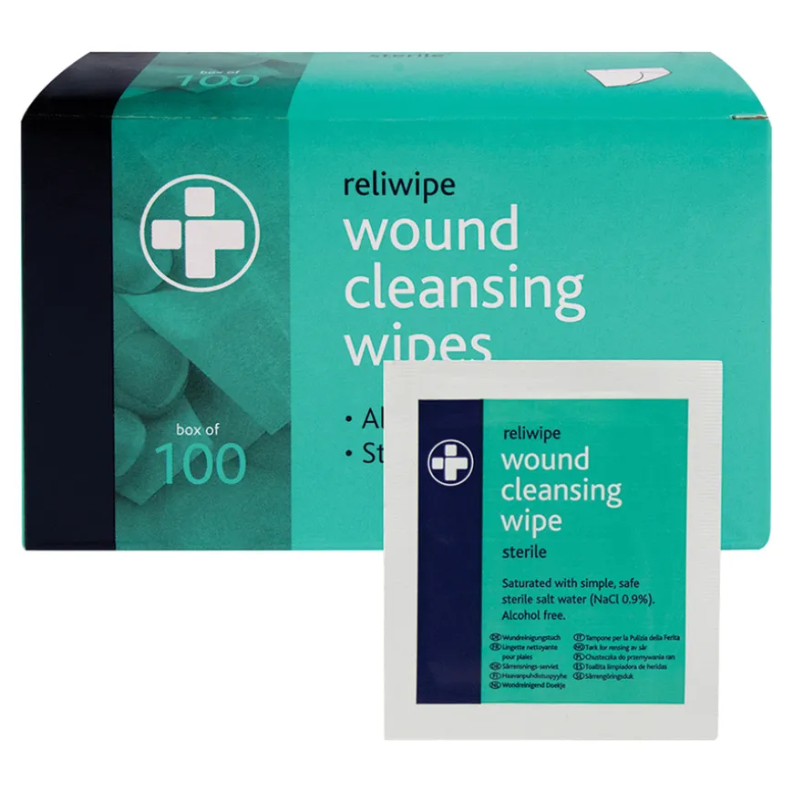 Wound Cleansing Wipes 100pk