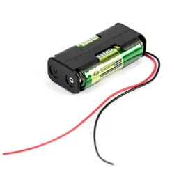 2 x AA Battery Holders with Leads