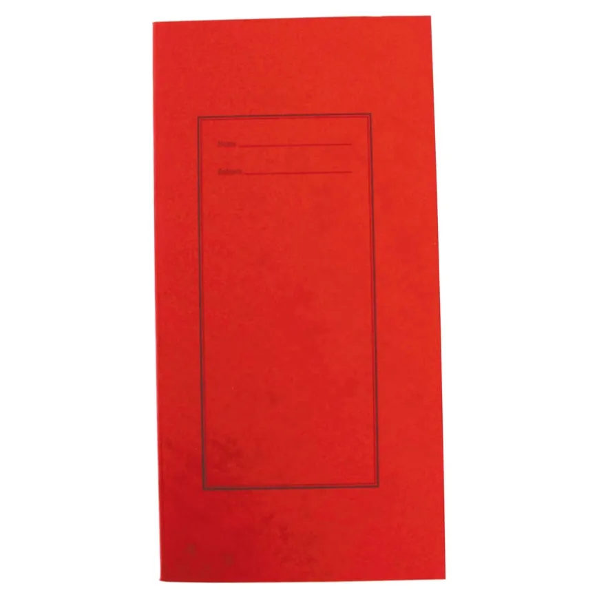 8'' x 4'' Exercise Book 12mm Ruled 32pg Red 50pk