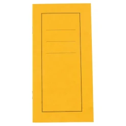 8''x4'' Exercise Book 8mm Ruled Yellow 32pg 50pk