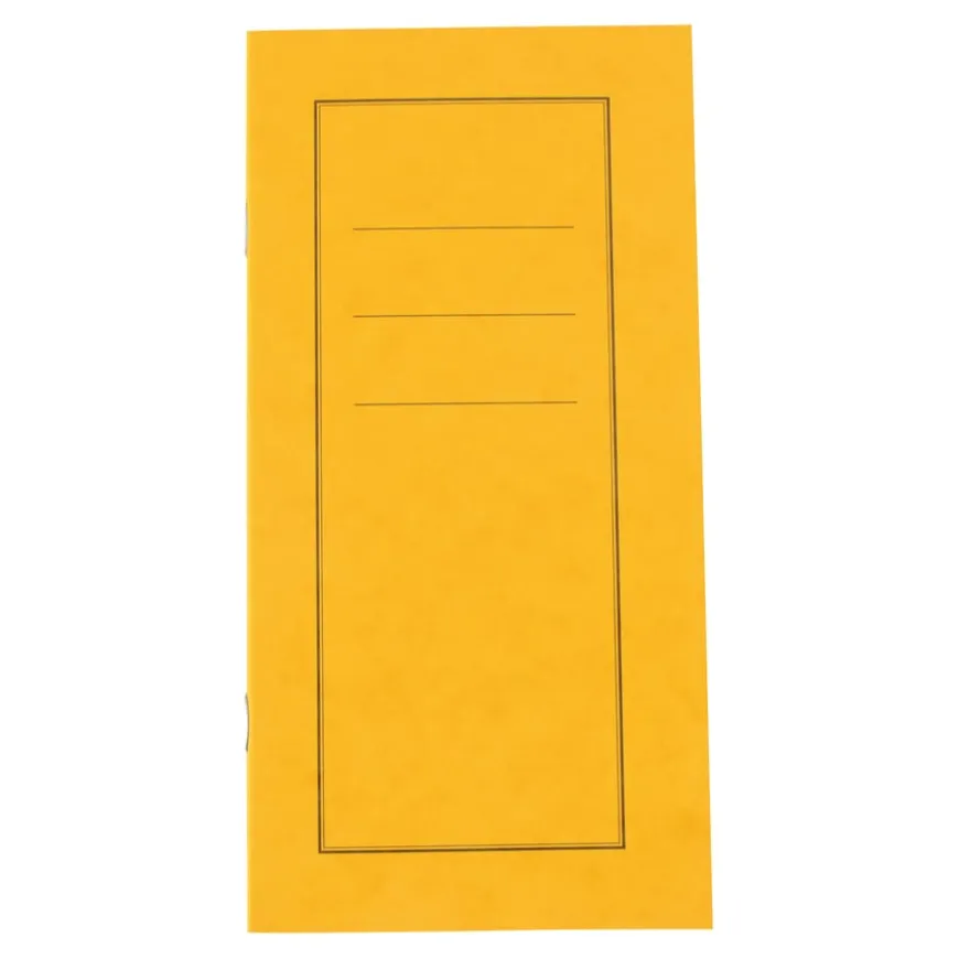 8''x4'' Exercise Book 8mm Ruled Yellow 32pg 50pk
