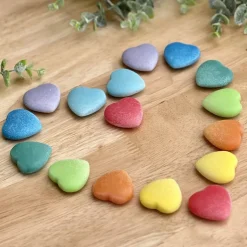 Yellow Door Kindness Heart Stones 16pk