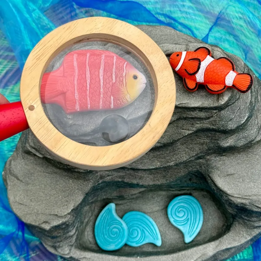 Yellow Door Sensory Stone Fish