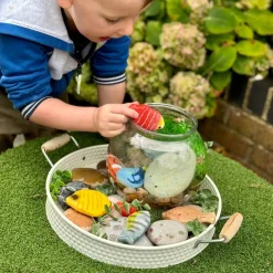 Yellow Door Sensory Stone Fish