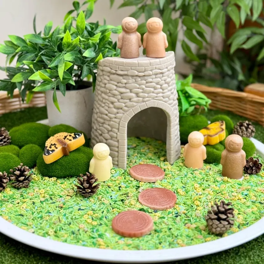 Yellow Door Small World Play Tower