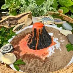 Yellow Door Small World Play Volcano